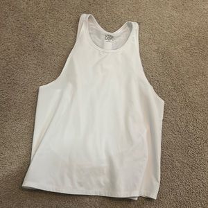 Athleta girls white tank